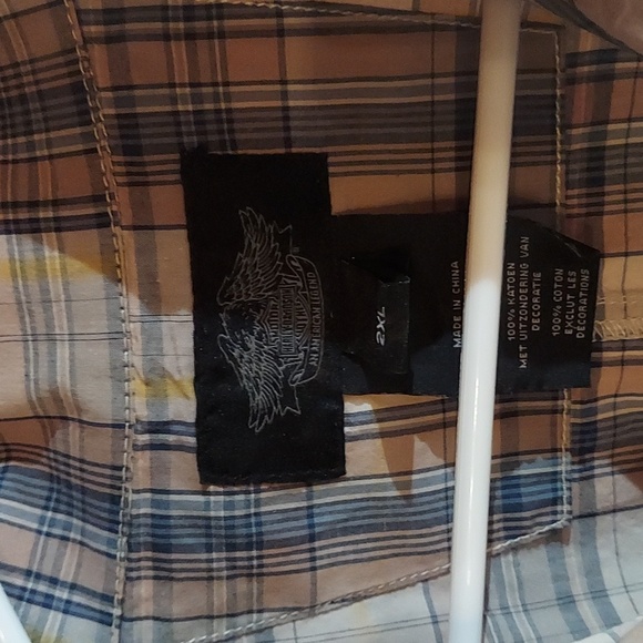 Men's Harley-Davidson short sleeve shirt,  2xl, lightweight breathable material. - Picture 2 of 6